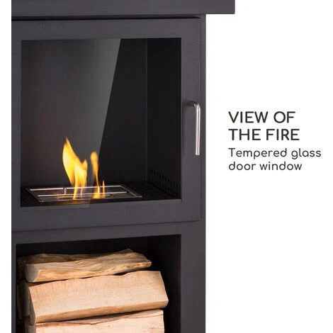 Blumfeldt Fiamme Camino Ethanol Fireplace Stainless Steel Burner 1.15 Litres 4 H Burning Time 7 Blumfeldt Fiamme Camino Ethanol Fireplace Stainless Steel Burner 1.15 Litres 4 H Burning Time - Image 5