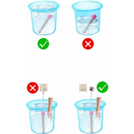 FlkwoH 2500W Submersible Voltage Electric Water Heater Swimming Pool Water Heater Portable Water Heater Suitable For Ponds Buckets 6 FlkwoH 2500W Submersible Voltage Electric Water Heater Swimming Pool Water Heater Portable Water Heater Suitable For Ponds Buckets - Image 4