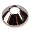 Chrome Plated Steel Pipe Cover Collar Cone 3/4 Valve Tap Rose 20mm Height -Heating Equipment 9449885 1