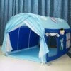Play Tent Garden Game House On Removable Bed For Child Girl Boy - Blue House -Heating Equipment 94516708 1
