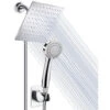 Wall Rainfall Exposed Dual Shower Mixer Bathroom Twin Head -Heating Equipment 94599892 1
