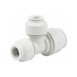 John Guest PEM3015BW Reducing Tee 15x10x10mm Push Fit