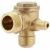 Brass Compressor Check Valve Male Thread 90 Degree Atmospheric Pressure Fittings 20x19x10mm -Heating Equipment 95065170 1