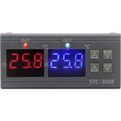 STC-3008 Dual Display Dual Control Temperature Controller Dual Sensor NTC Probe Relay Output 24V 9 STC-3008 Dual Display Dual Control Temperature Controller Dual Sensor NTC Probe Relay Output 24V -Heating Equipment 95311317 3
