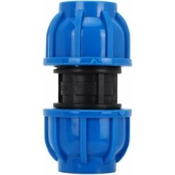 SL.GT 4Pcs PE Plastic Straight Connector 32mm To 32mm Water Pipe Adapter Straight Fitting Water Pipe Tube Fittings