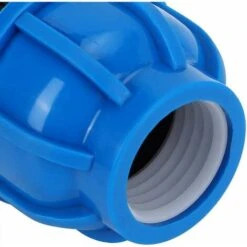 SL.GT 4Pcs PE Plastic Straight Connector 32mm To 32mm Water Pipe Adapter Straight Fitting Water Pipe Tube Fittings -Heating Equipment 95348996 4