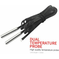 GTA Dual Digital Display Thermostat Temperature Controller With Dual NTC Probe Relay Output, DC 24V - DC 24V -Heating Equipment 95717614 5