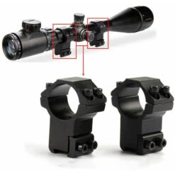 2 X Scope Mount Ring Mount Ring With Screws For 11mm Metal Rail -Heating Equipment 95723495 3