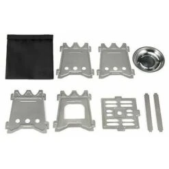 Camping Titanium Wood Stove Large Stainless Steel Collapsible Pressed Wood Stove -Heating Equipment 95949189 3