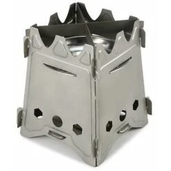 Camping Titanium Wood Stove Large Stainless Steel Collapsible Pressed Wood Stove -Heating Equipment 95949189 5