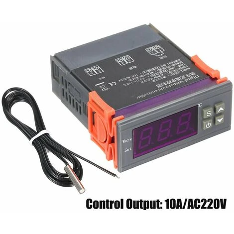 Intelligent Digital Temperature Controller Mh-1210W, With Sensor, Ac220V 5 Intelligent Digital Temperature Controller Mh-1210W, With Sensor, Ac220V - Image 3