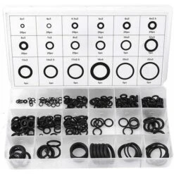LITZEE O-Ring Seal 225pcs 18 Sizes Rubber Sealing O Ring Washer Assortment Set For Car Vehicle Auto Repair