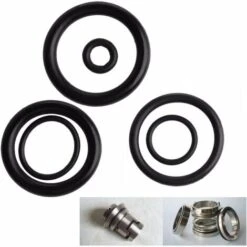 LITZEE O-Ring Seal 225pcs 18 Sizes Rubber Sealing O Ring Washer Assortment Set For Car Vehicle Auto Repair -Heating Equipment 96306544 5