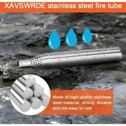 3 Pcs Pocket Bellows Stainless Steel Rustproof Adjustable Telescopic Bellows Pocket Portable Fire Tube With Storage Box For Cooking Picnic Hunting Hiking Camping -Heating Equipment 96485107 3