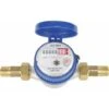 Water Meter - 15mm 1/2 Inch Cold Water Meter Flow With Fittings For Home And Garden -Heating Equipment 97234095 1