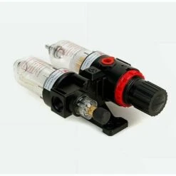 Pressure Reducer With Pressure Gauge Maintenance Einheit1/4 Compressed Air Water Separator Pressure Regulator For Compressor, Pneumatic Filter Gas Regulator Processor -Heating Equipment 97693680 4