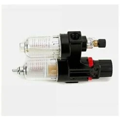 Pressure Reducer With Pressure Gauge Maintenance Einheit1/4 Compressed Air Water Separator Pressure Regulator For Compressor, Pneumatic Filter Gas Regulator Processor -Heating Equipment 97693680 5