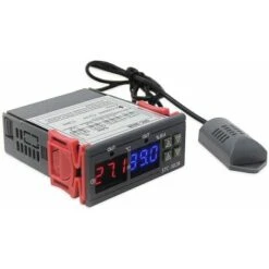 Digital Display Humidity And Temperature Controller With Built-in Sensor Probe Relay Output, 110-220V - 110-220V -Heating Equipment 97697195 4