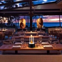 Personal Mini Fireplace, Round Alcohol Fireplace, Real Fire Landscape Decor Tabletop Bio-Ethanol Fireplace, Desktop Fire Pit, For Outdoor/Indoor 16.5 X 16.5 X 27.5 Cm, Black -Heating Equipment 97702942 4