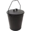 JVL Charnwood Fireside Lidded Coal Bucket Log Holder With Handles -Heating Equipment 9832820 1