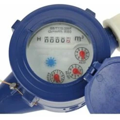 Snow-Cold Water Meter, DN15 Nylon Cold Water Meters, High Quality Wet Table Measuring Tool With Protective Cover For Home Garden Use (Blue) -Heating Equipment 99507562 5