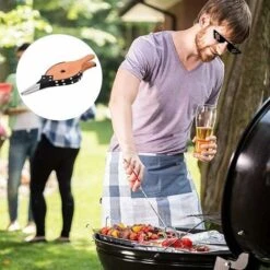 Moon-Chimney Bellows Grill Bellows Wood Air Blower Fire Blower For Fireplace Indoor Fireplace Bellows Grill Bellows For Fireplace Charcoal Wood Grill Camping 37.7 -Heating Equipment 99511051 4